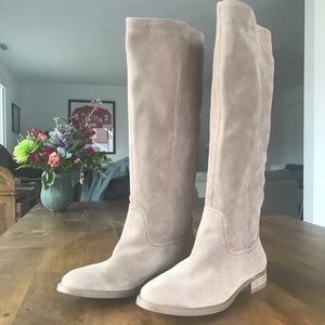Sole Society Suede Riding Boots
